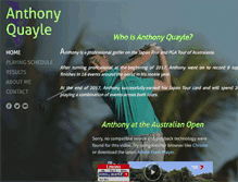Tablet Screenshot of anthonyquaylegolf.com